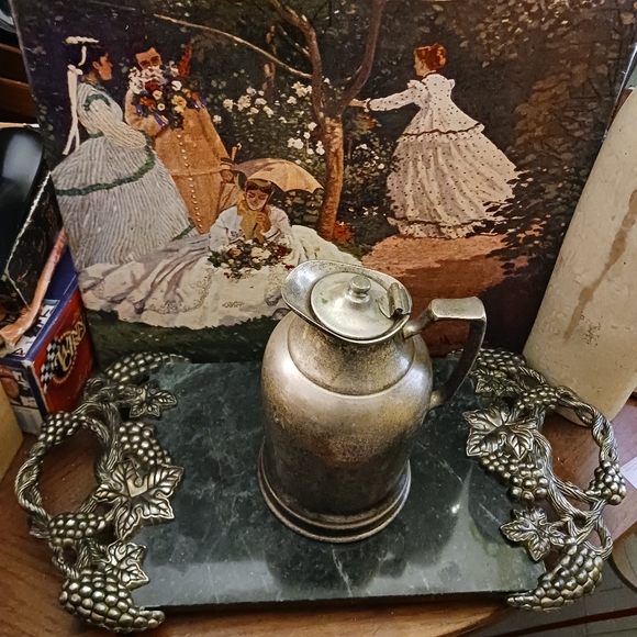 🇺🇲Antique Server Grand Silver Co.Wear Brite Nickel Silver Pitcher,Gift!🛍 - Picture 2 of 16